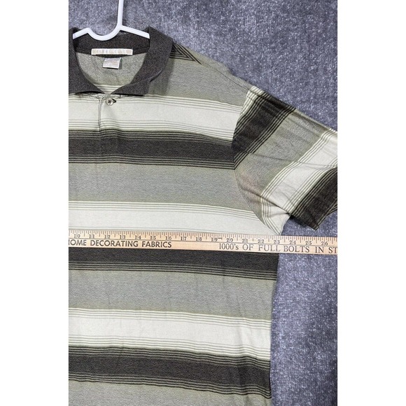 Vintage Perry‎ Ellis Short Sleeve Striped Polo Shirt Men Size XL Pullover - Picture 15 of 16